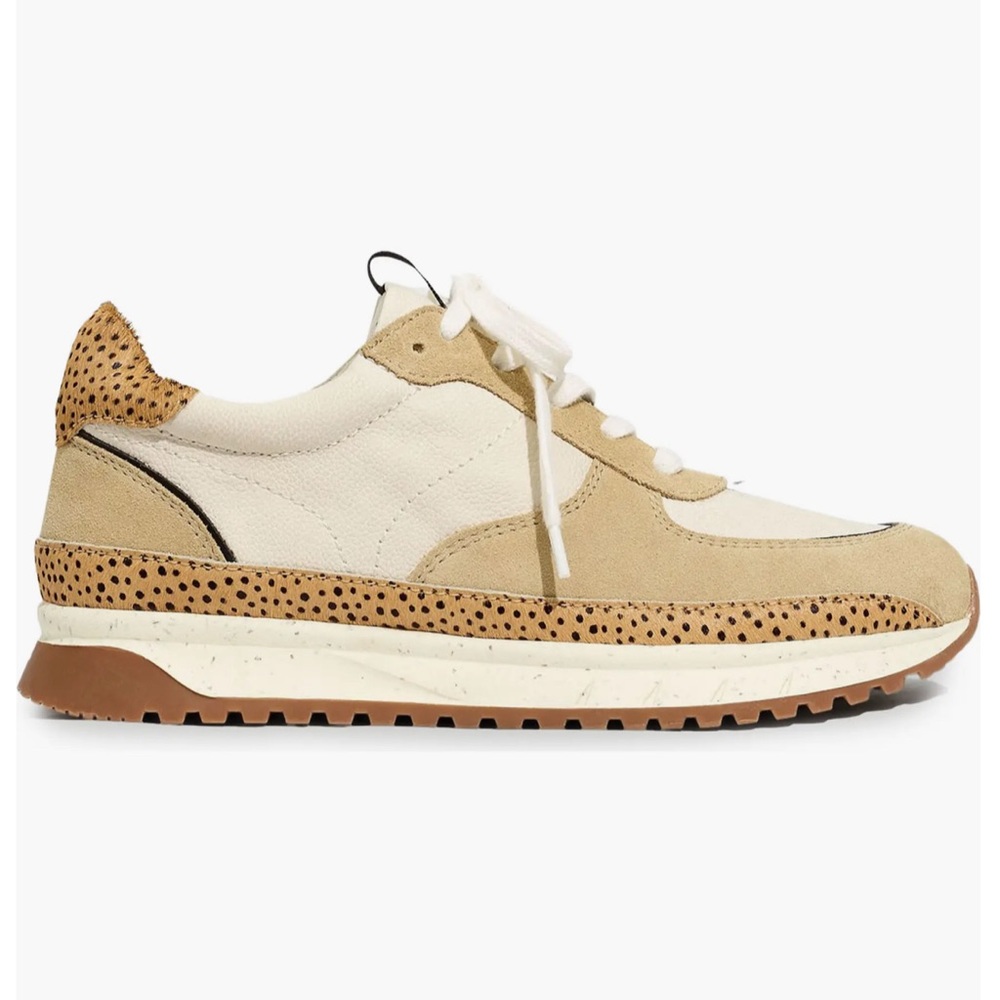 Maxwell kickoff trainer sneakers in calf hair, suede, leather and nubuck.